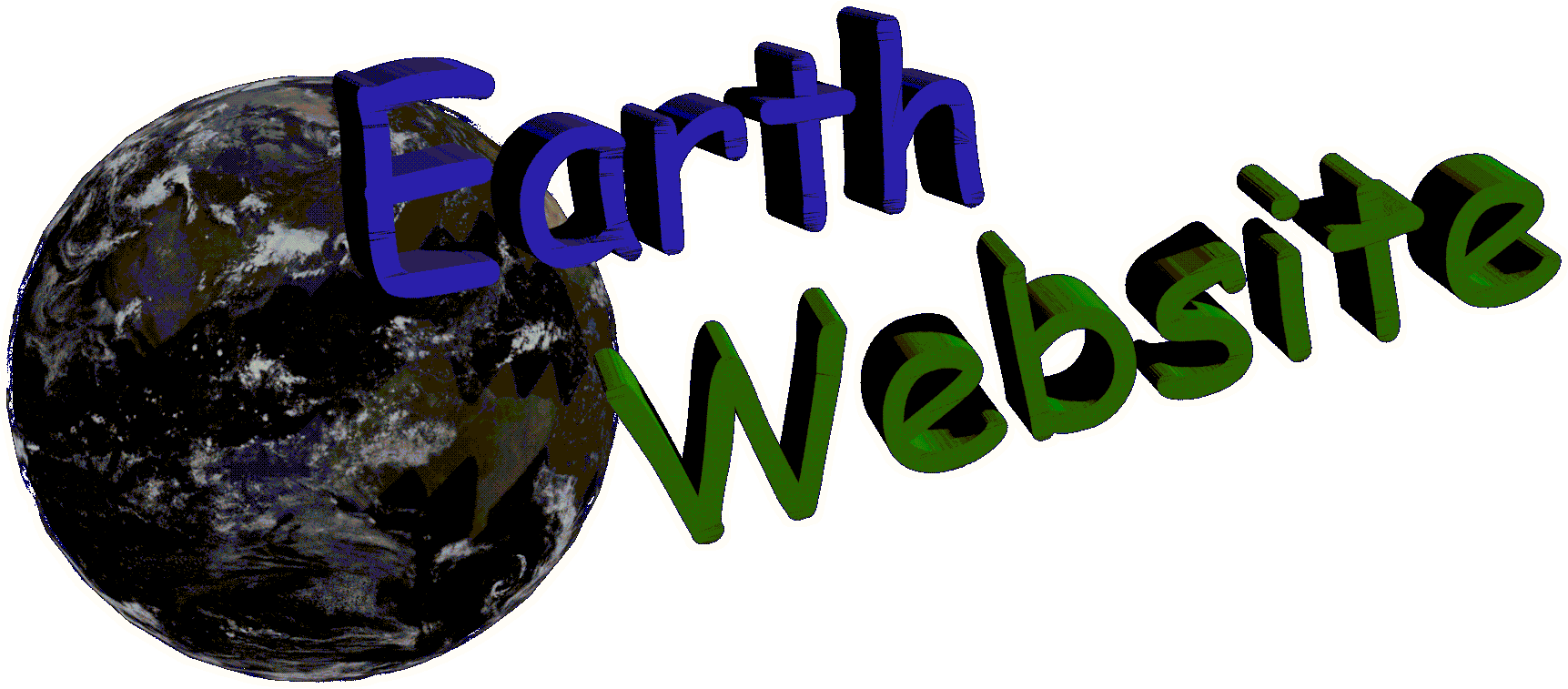 Earth the planet logo